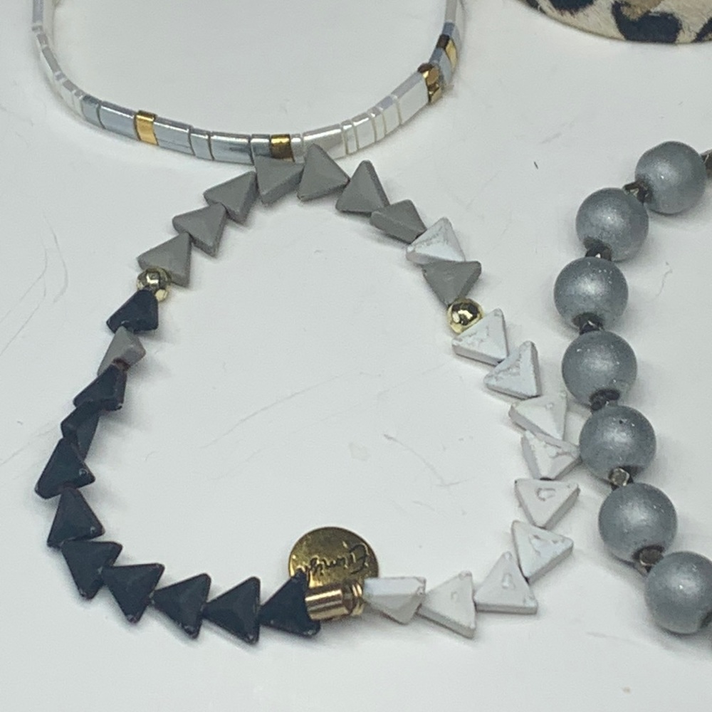 Euc Erimish Arrowhead Stack 5 Stretch Bracelets &… - image 8